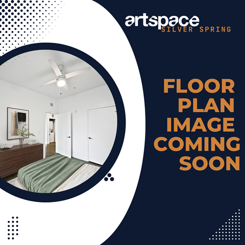 A poster with a room image and text indicating a floor plan image is coming soon.